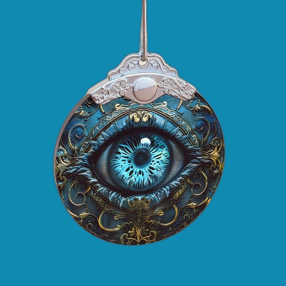 Blue Evil Eye Suncatcher Acrylic Ornament